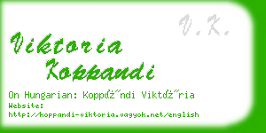 viktoria koppandi business card